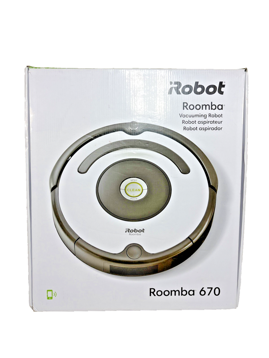 iRobot Roomba 670 Black Robotic Vacuum Cleaner for sale online | eBay