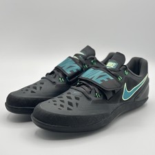 Nike Zoom Rotational 6 Track Throwing Shoes Black Spruce Men's 10.5 FZ9606-001