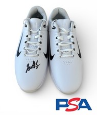 Scottie Scheffler Signed 2022 Masters Nike Air Zoom TW Golf Shoes PSA LOA AUTO