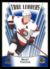 2021-22 SP Authentic True Leaders Blue Brady Tkachuk Ottawa Senators #TL-2