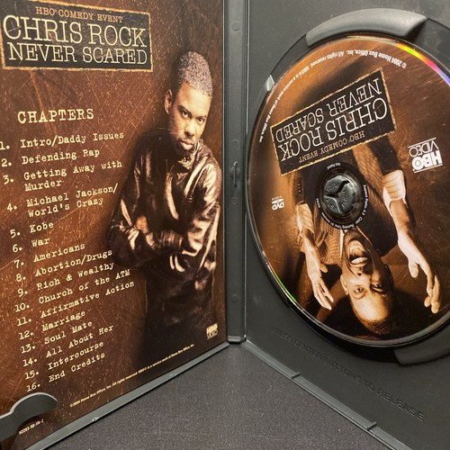 Chris Rock: Never Scared (DVD, 2004) fast free shipping very good - Picture 3 of 3