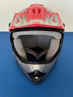 TMS Motorcross Dirt Bike Helmet DOT Safety Certified Model FMVSS218 Size Youth S
