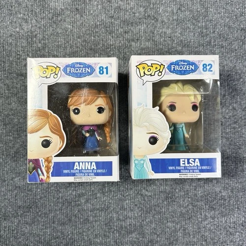 Funko Pop! Vinyl: Disney's Frozen Elsa #82 & Anna #81 Bundle