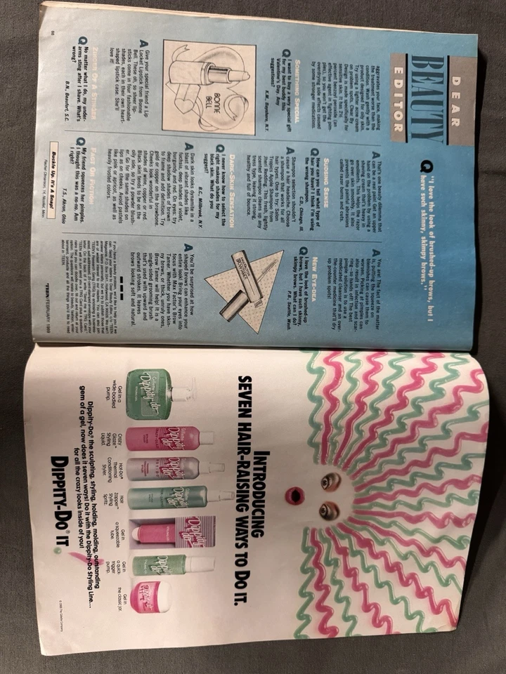 Teen Magazine February 1989 Vol. 33 Issue No. 2 Bon Jovi Billy Warlock Foto 4 de 4