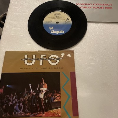 UFO Making Contact 1983 World Tour Programme - 7  promo and Ltd let it rain