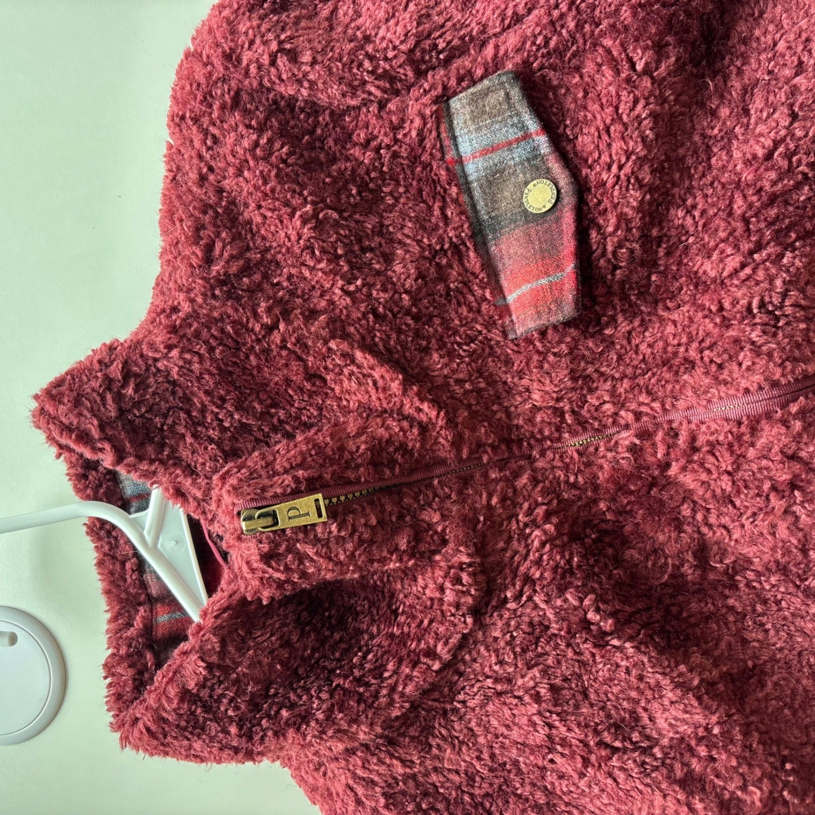 Pendleton Jacket Womens Medium Full Zip Sherpa Fl… - image 9