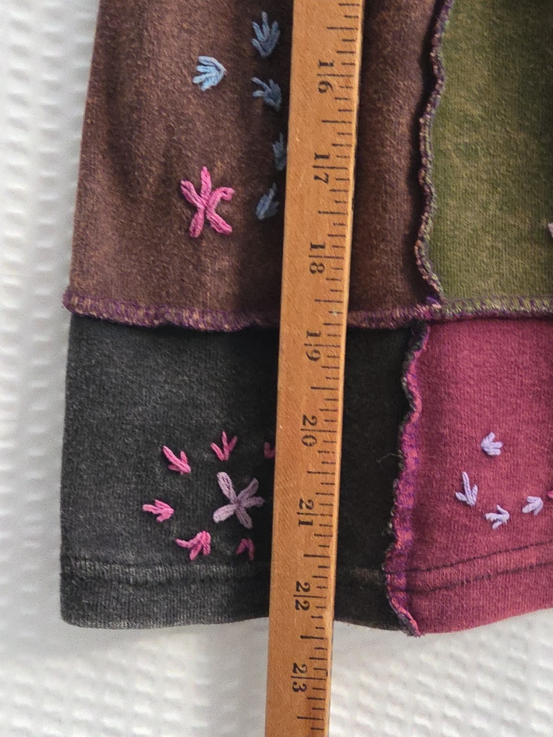 Patchwork Hand Embroidered Boho Hippie Sleeveless… - image 9