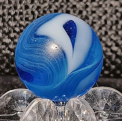 Vintage Jackson Transparent Swirl Marble. 5/8'' Near Mint. Htf Example 