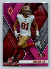2023 Panini Phoenix Cameron Latu Pink #/199 Rookie #193