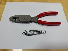 Snap-on Tools Used Red 8 Soft Grip High-leverage Combination Pliers Hl138acp Snap-on Tools Used Red 8 Soft Grip High-leverage Combination Pliers Hl138acp