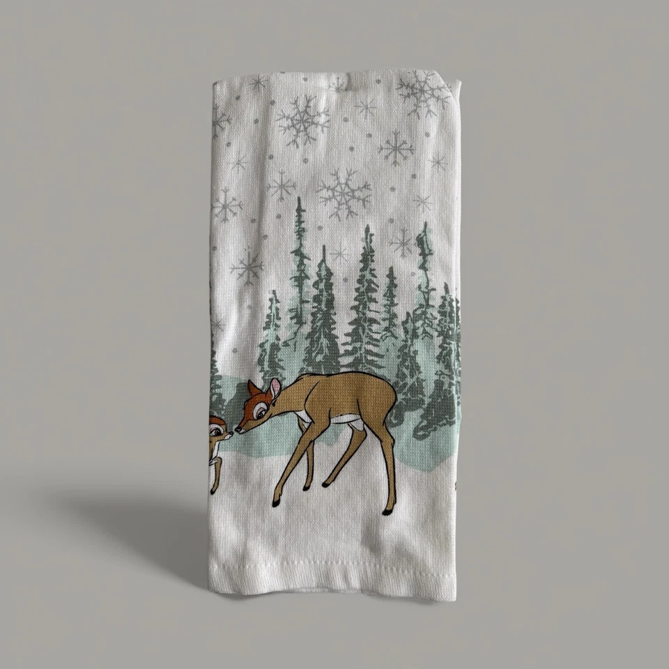 Juego de dos toallas de cocina de Navidad Disney Bambi y Madre Foto 2 de 4
