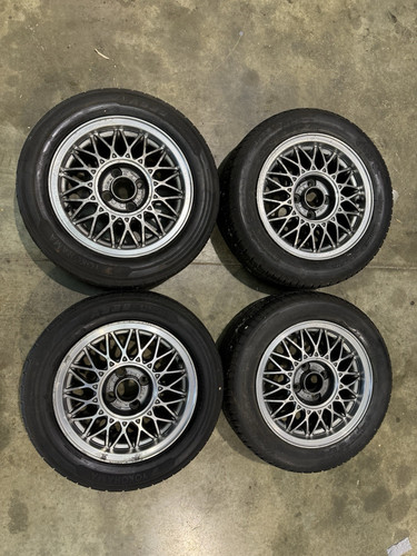 BBS RZ Alloy Wheels 14” 6J / 4x100 / MK1 MK2 Golf / BMW / ET33 - Picture 1 of 17