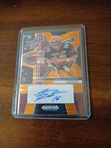 2025 Panini Prizm Draft Picks Football Orange Pulsar Jake Plummer #SSS-JPR