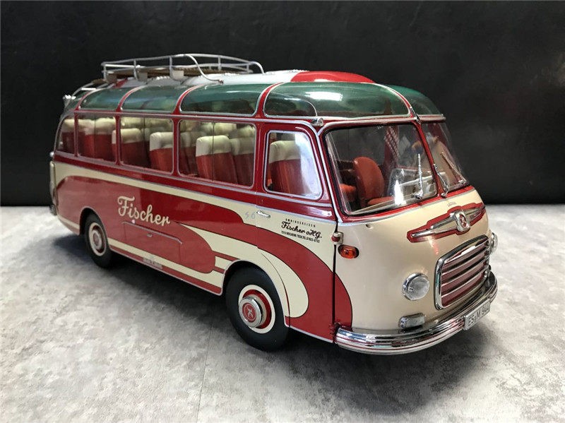 Schuco 1:18 Mercedes-Benz Setra S6 Fischer bus bus car model | eBay