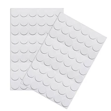 54Pcs/sheet Self-adhesive Screw Covers Caps Hole Stickers Furniture PVC 21mm