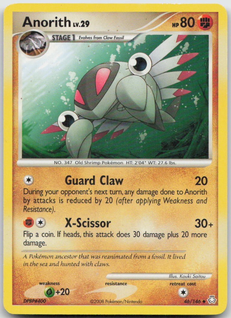 Anorith 46/146 Uncommon Legends Awakened Pokemon TCG MP