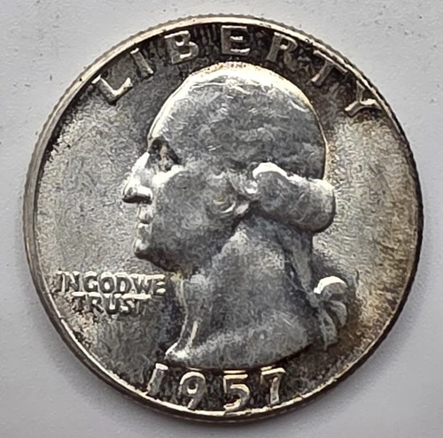 *SILVER* 1957  Washington Quarter -《Great Way To Buy Silver!!》