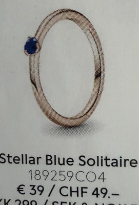 Pandora Ring Größe 52