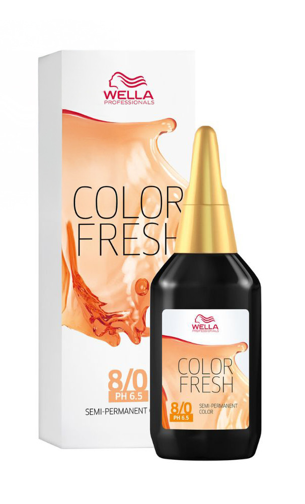 Wella Professionals Освежающая жидкость для окрашивания Haarfarbe 75 мл / 8/0 Hellblond OVP NEU