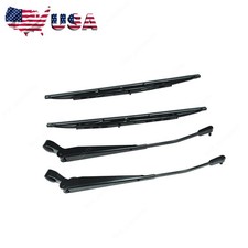 Front Wiper Arm Blade Kit Fits 1987-95 Jeep Yj Wrangler 56030012 83505425