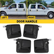 New 4 Piece Exterior Door Handle Set For 99-2016 F-250 F-350 F-450 Super Duty US