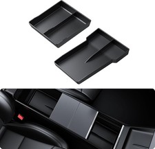 2024 Tesla Model 3 Center Console Organizer Tray TPE Lower Center Console Storag