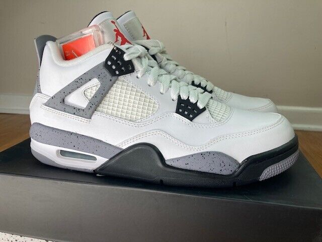 Nike Air Jordan 4 Retro Cement 8.5 2012 308497 103 Box Nike Air Jordan 4 Retro Cement 8.5 2012 308497 103 Box