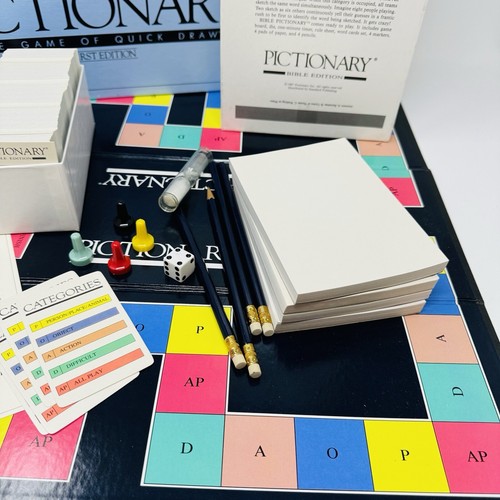 1st Edition Bible Pictionary The Game of Quick Draw VTG 1987 100% BarelyUsed See - Picture 11 of 18