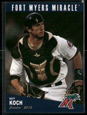 Matt Koch 2013 Ft Myers Miracle Team Set 