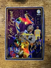Kobe Bryant Basketball Card Themed Holographic Sticker  2.5in x 3.5in