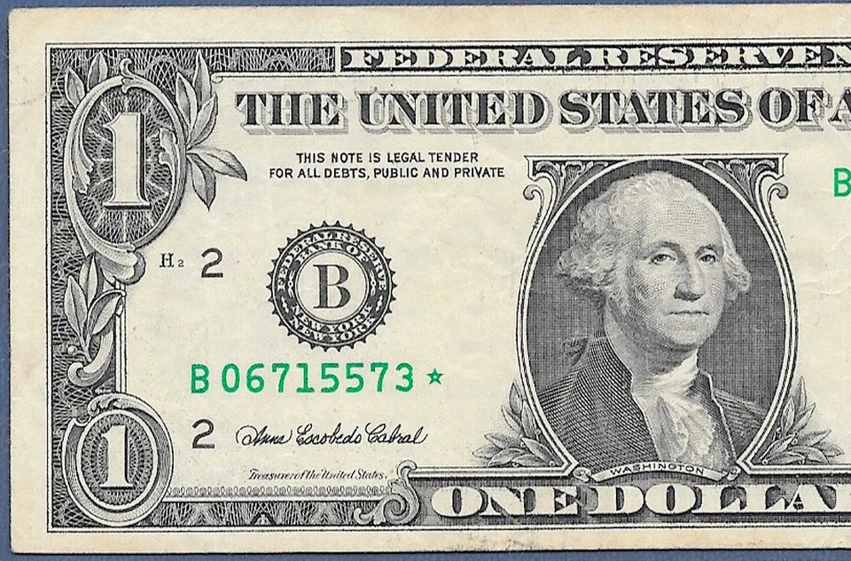 🇺🇸 ERROR 2006  $1 "STAR" ♚♚MISMATCHED SERIAL NUMBER♚♚  PCGS VF 25  SCARCE! - Image 2 of 4