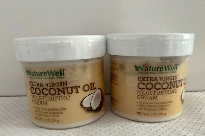 2X NatureWell Extra Virgin Coconut Moisturizing Cream 10 Oz