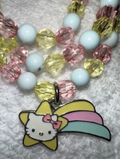Hello Kitty 2010- Pastel Rainbow Elastic Bracelet