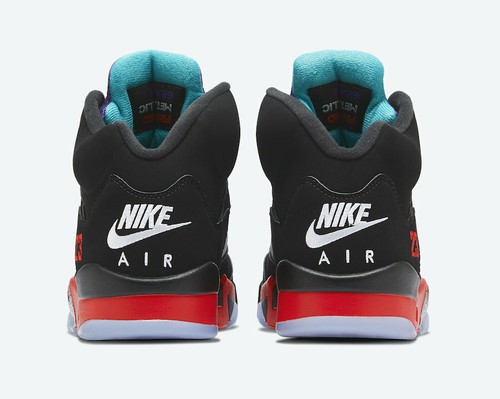 Nike Air Jordan Retro 5 V Top 3 What The Black Red Purple Grape Mens & Kids Size - Picture 11 of 12