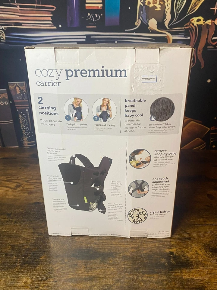 Portabebés Infantino Acogedor Premium 2 Posiciones 8-25 lb Foto 2 de 3