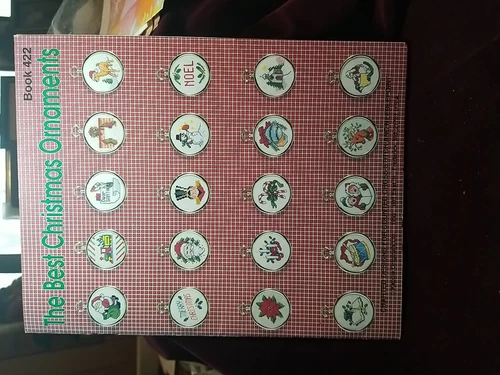 1992 Book#422 Leisure Arts The Best Christmas Ornaments  Cross Stitch