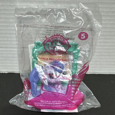 McDonalds Hasbro Littlest Pet Shop #5 Carla Decourant Squirrel Purple New 2015