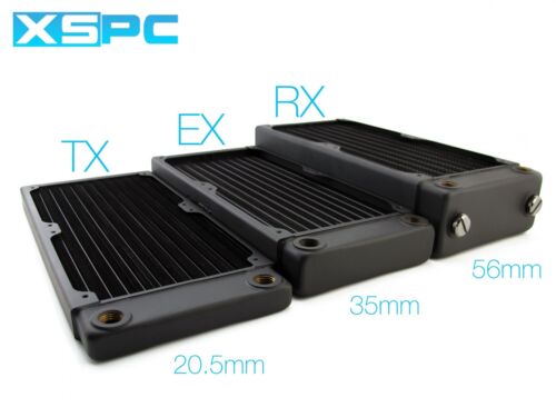 XSPC TX360 Ultra Thin Radiator, 120mm x 3, Triple Fan, Black - Picture 7 of 7