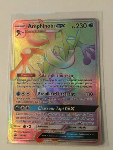 Cartes secret rare à l'unité de jeux de cartes à collectionner Pokémon JCC, en français