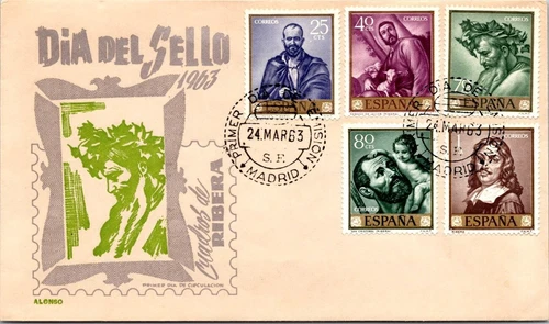 Spain FDC 1963 Stamp Day - Madrid - J16254		ar