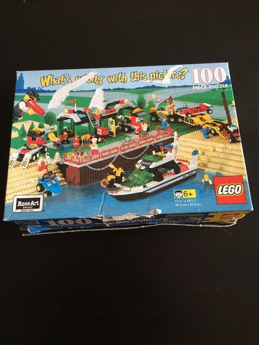 LEGO What's Wrong with this Picture 100 Piece Puzzle Rose Art brand RARE - Picture 3 of 12