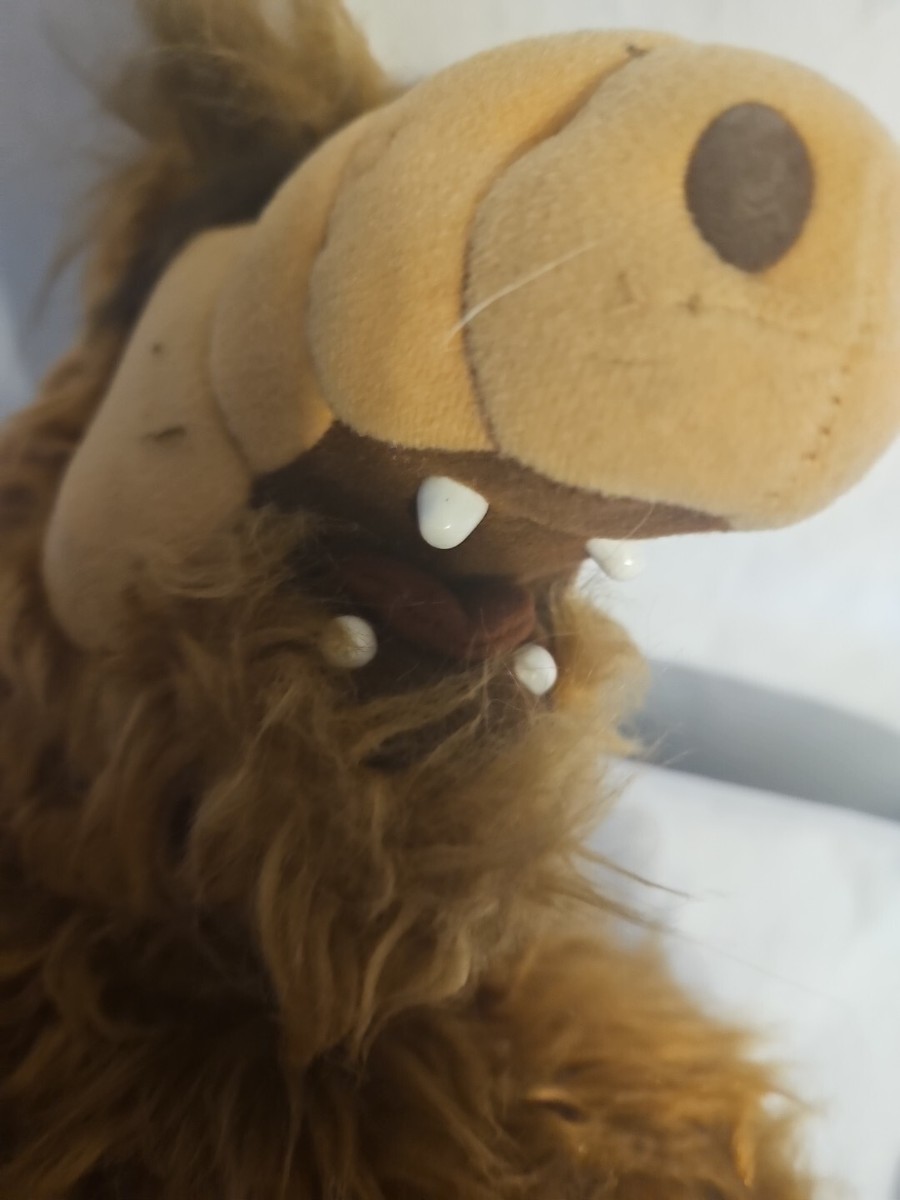 1986 ALF 18” Plush Doll Coleco Alien Productions with back pocket