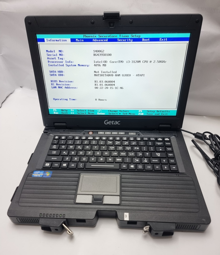 Getac S400 G2 Toughbook Laptop Core i3 4Gb RAM Missing Parts See Description -3