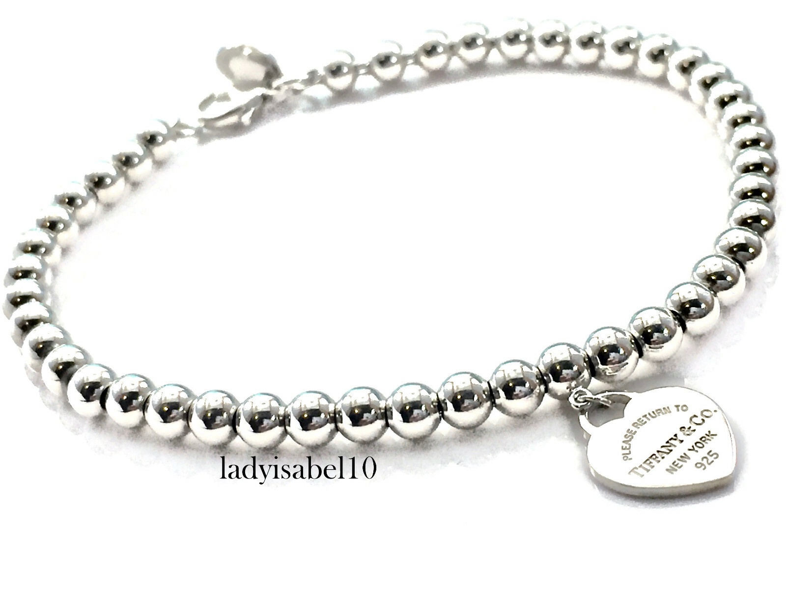 Co. Bead Ball Mini Heart Bracelet 