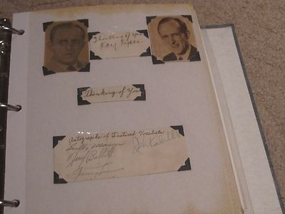 Kay Kyser Autographed Photo and Signatures JSA Auc Certified