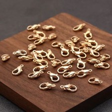 Lobster Clasp Hooks End Connectors Jewelry Making Finding DIY Necklace 50Pcs/Lot