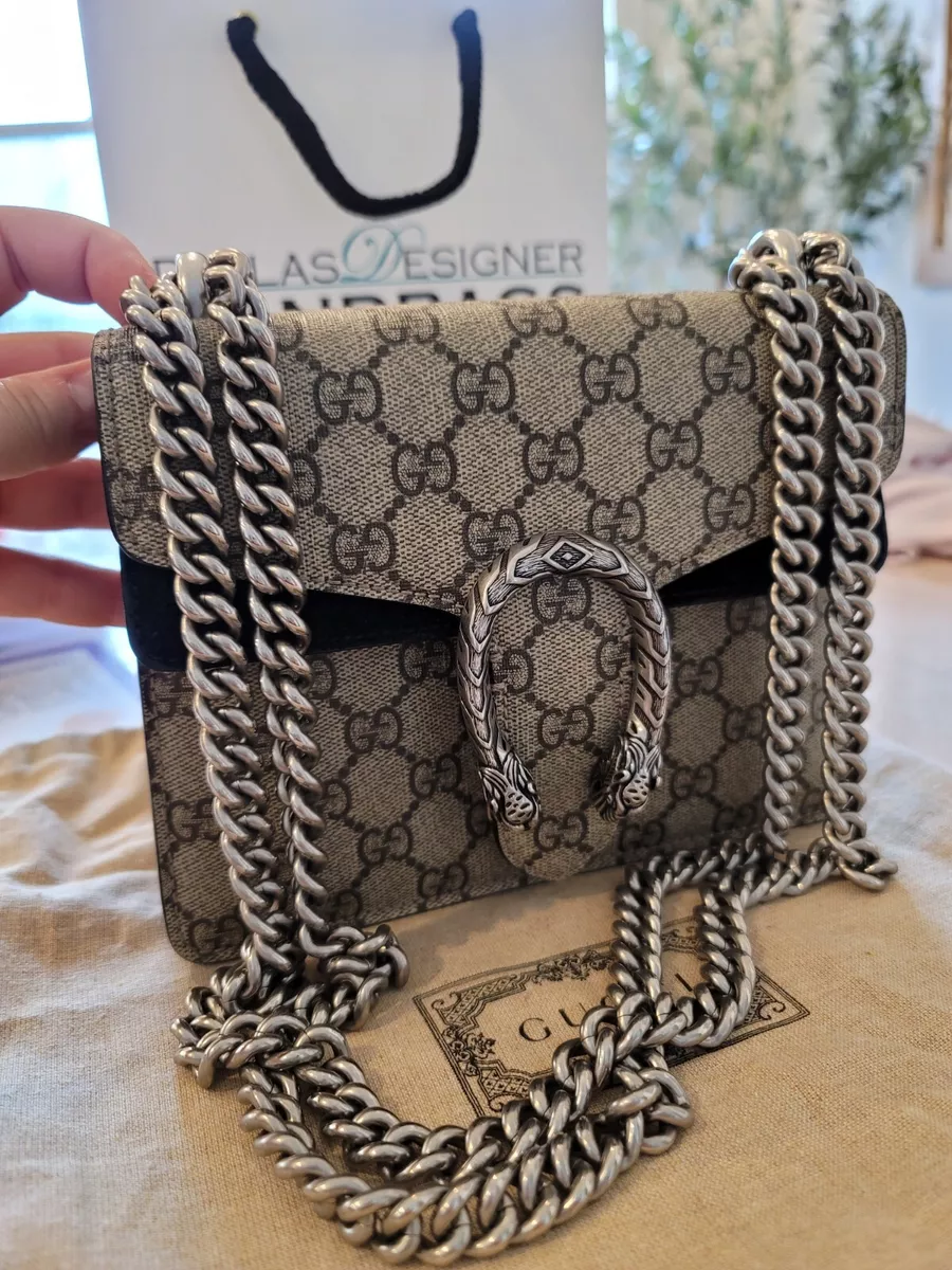 Gucci Dionysus GG Supreme Chain Wallet Purse (Varied Colors)