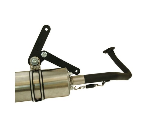 Auspuff LEOVINCE Scoot Edelstahl für China GY6 QMA /QMB139 4T 50ccm Roller - Bild 2 von 2