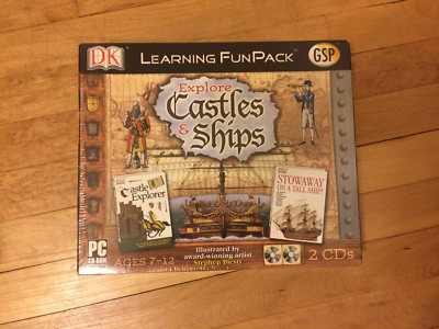 dk funpack explore castle and ships learning fun pack NIP