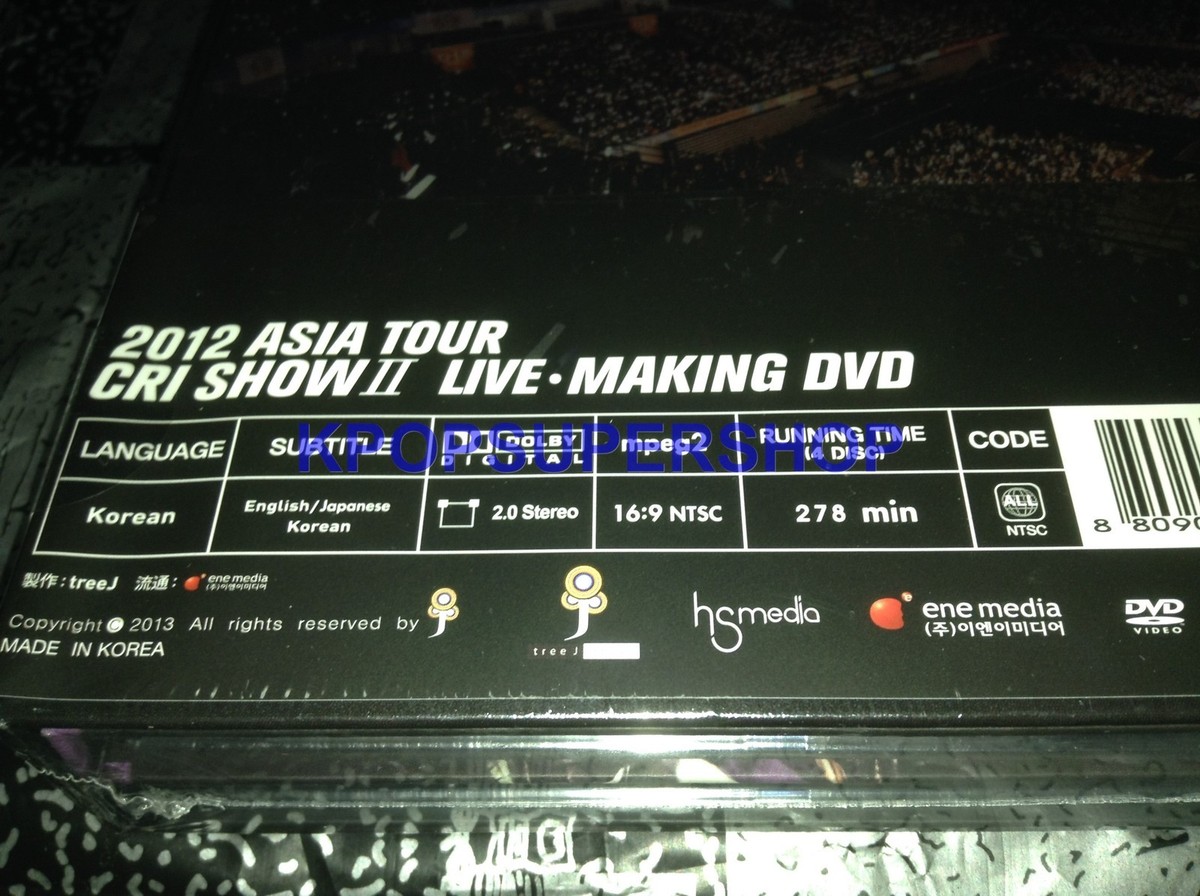 Jang Keun Suk 2012 Asia Tour The Cri Show II Live & Making 4 DVD